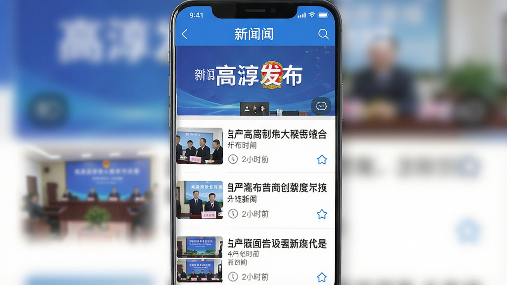 一张新闻资讯类手机应用界面截图,主体为