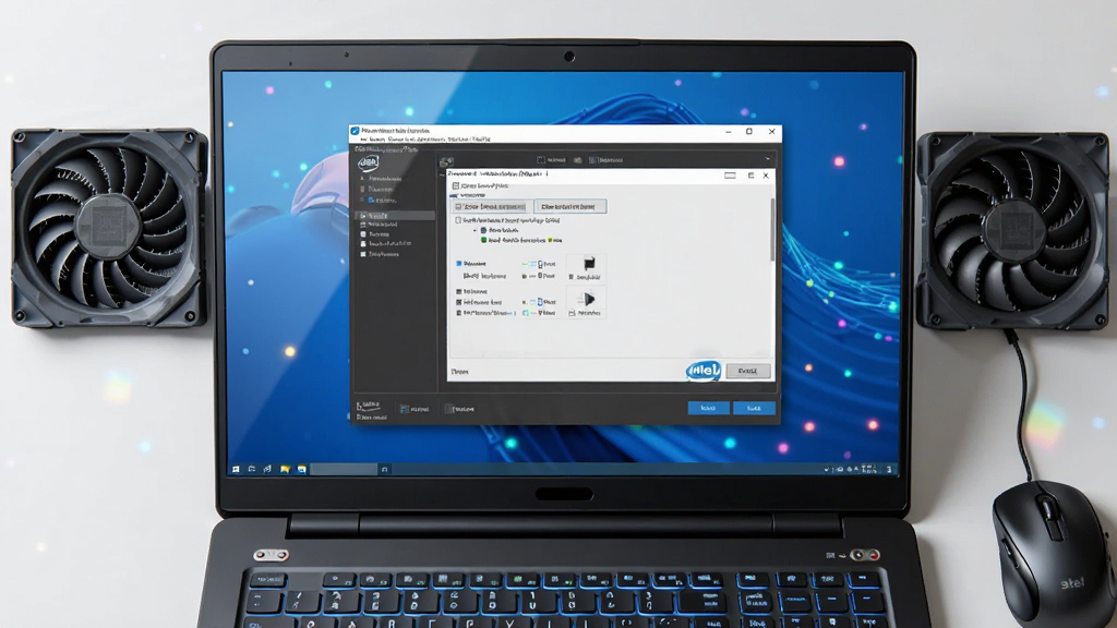 AI��ͼ������ΪIntelӢ�ض�Processor Identification Utility�����ڱʼǱ����������еĳ���������Ϊ�ʼǱ���Ļ��ʾ���߽��棬�Ա���ɢ�ȷ��Ⱥ���꣬�Ű�Ϊ���温�ӣ����Ϊдʵ�Ƽ���ϸ�ڰ�����Ļ����ͼ��̱��⣬���ʸ��壬�ɾ����޶���Ԫ��