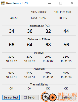 Real Temp 软件界面截图 安卓版