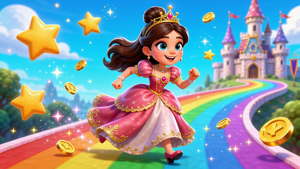 ����������һλ������ɫ������ȹ�Ŀ�ͨ������������һ������ħ����Ч�Ĳʺ��ܵ��ϱ��ܣ���ΧƯ�����������ң��������λõĳǱ������죬��������������޵�3D��ͨ��Ⱦ��񣬻���ɾ����࣬�޶���Ԫ�أ����廭�ʣ���ͼ����������ͻ�����ʺ���Ϊ��Ϸ����ҳ������Ӿ�Ԥ��ͼ��