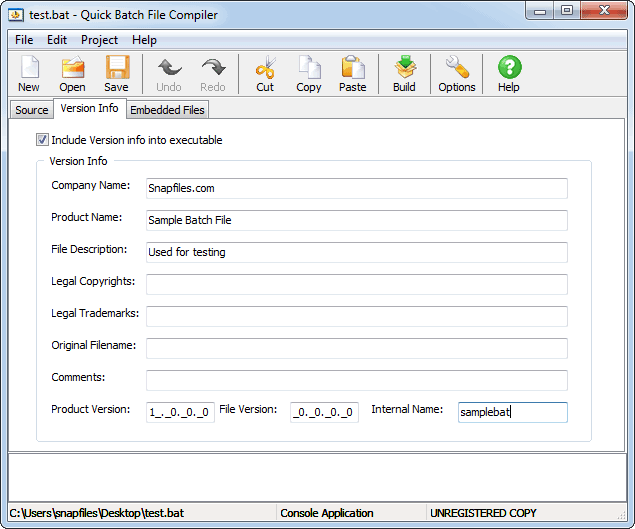 quick batch file compiler 安卓版 使用教程截图