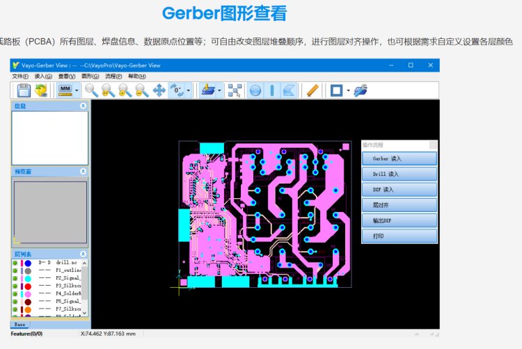 Gerberview 安卓版 PCB查看工具 界面截图