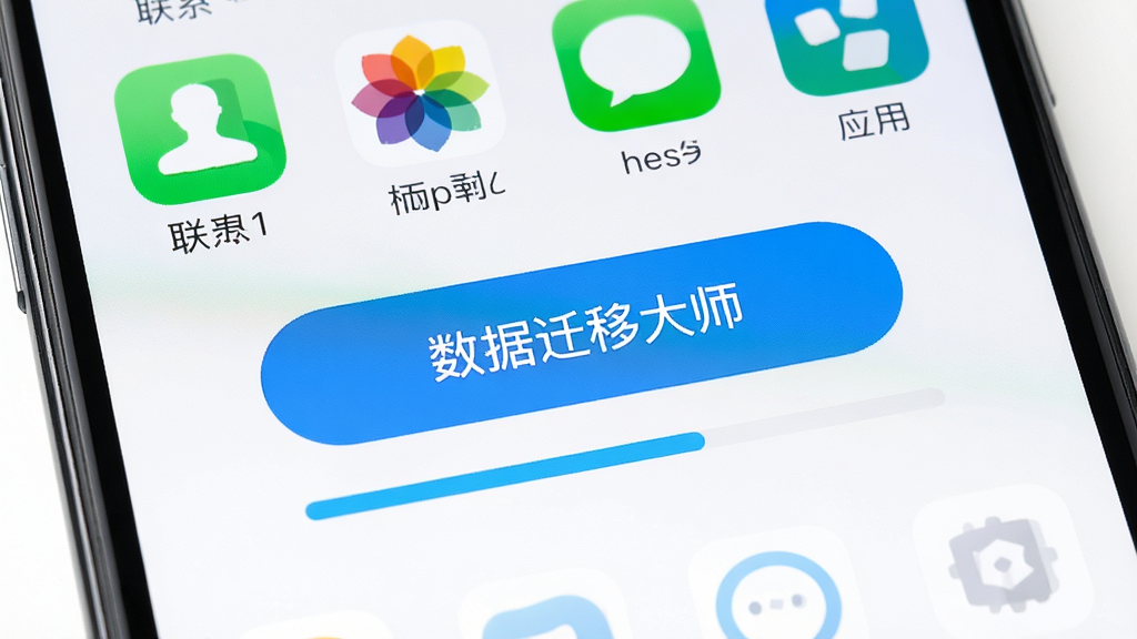主体是手机屏幕特写,显示