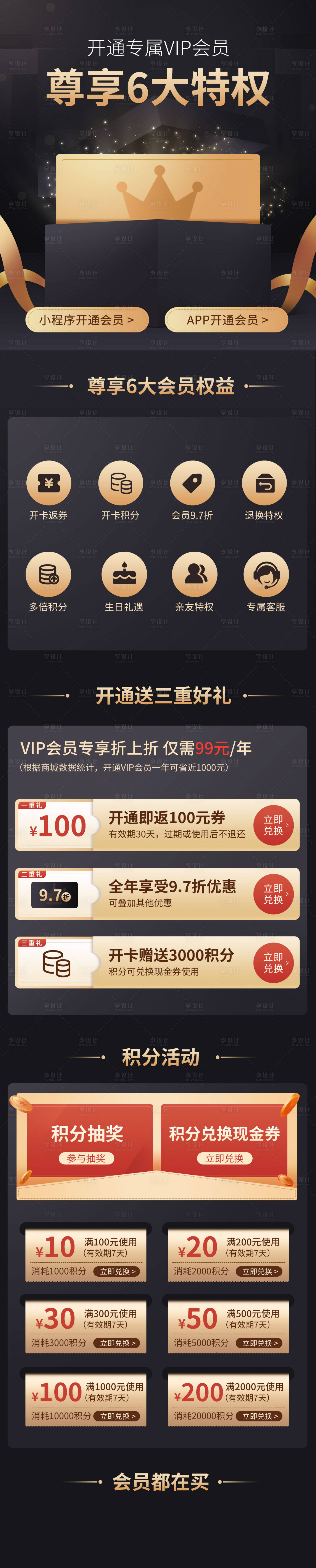 悦会会员实用权益 积分抵扣 优惠券 配图