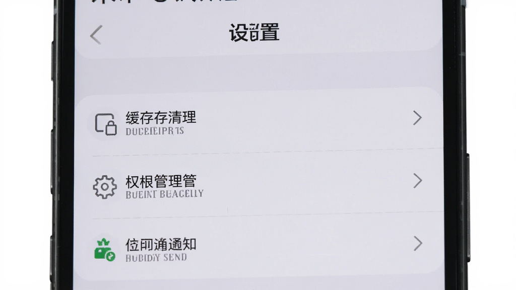 一张手机屏幕展示