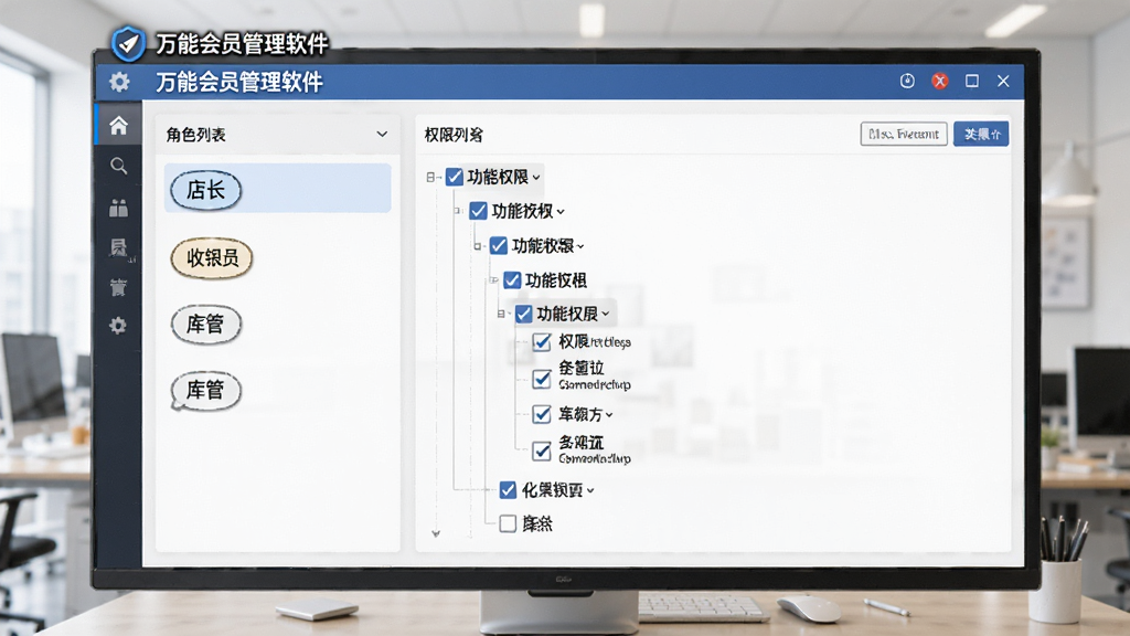 一张AI生成的软件功能展示图,画面展示