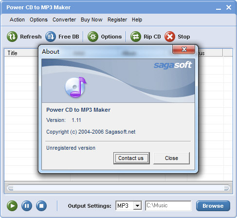 CD转MP3工具CD to MP3 Maker 音频编辑与铃声制作