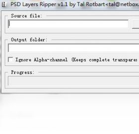 PSD Ripper 安卓版 图层提取工具界面截图