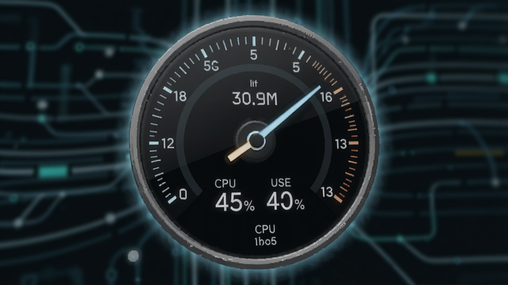 һ����дͼƬ��չʾRainmeter������һ�����µ�Բ��ϵͳ���������������ָ���������ʾCPU�¶���ʹ���ʣ���Χ�е����ķ���Ч����������ģ���ĿƼ�������������ͻ��������ϸ�壬�ɾ��޶���Ԫ��