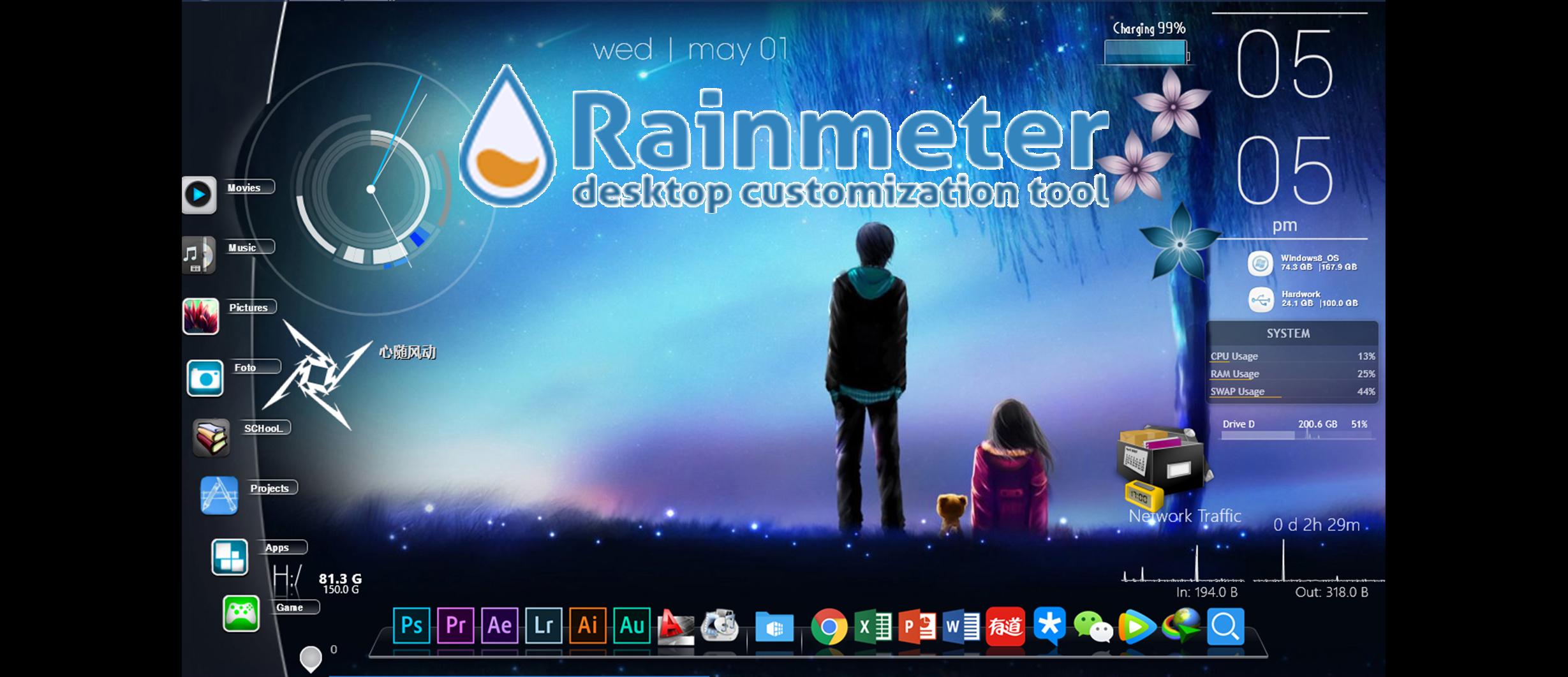 Rainmeter ��������Ч��ͼ
