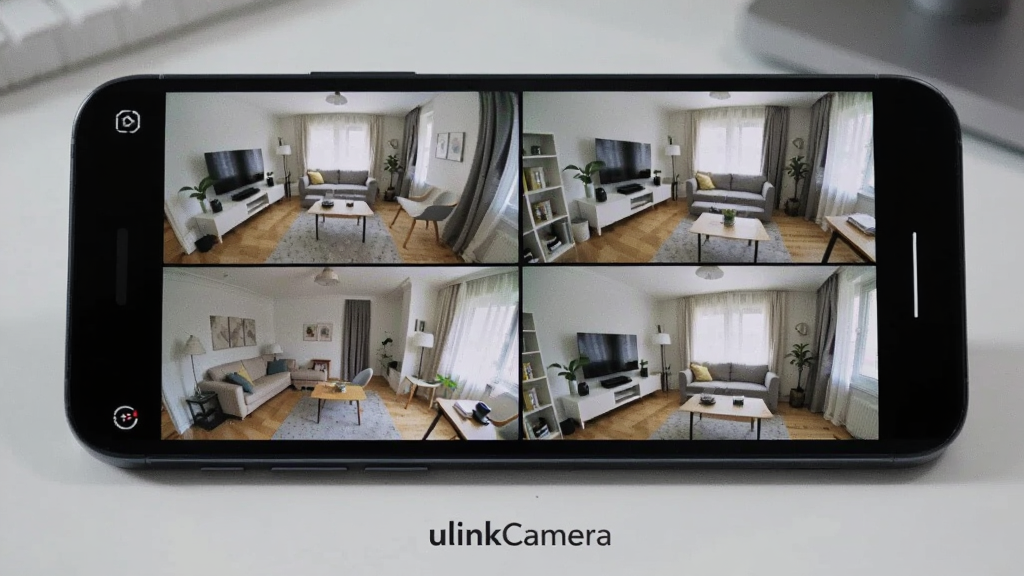 һ�������ֻ�������ʾulinkCamera�������Ĺ����ػ��棬ÿ�����ӳ��ֲ�ͬ�Ƕȵ����ڳ�������������ɫ����Ȼ���ֻ��·���