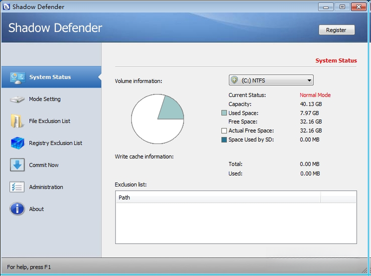 Ӱ��ϵͳShadow Defender{package_version_name} ϵͳ������ԭ