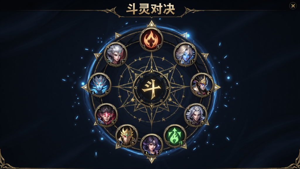 ����Ծ���steam��ֲ������ѡ����棬ʮ��λ������Բ��ͷ������������״�˵��У�ÿλ����ӵ�в�ͬԪ������ͼ�꣬������Ϊ������������ɫ���������ӹ�Ч�����ֱ�ע������Ծ������⣬���ֶԳƣ����ʸ��壬�ɾ��޶���Ԫ��