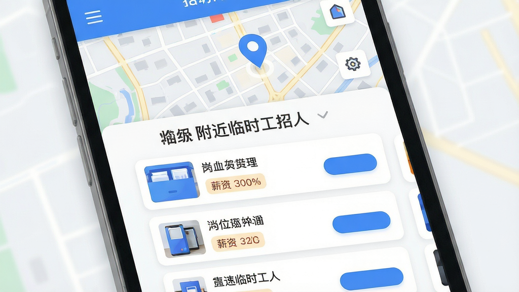 手机屏幕中央展示