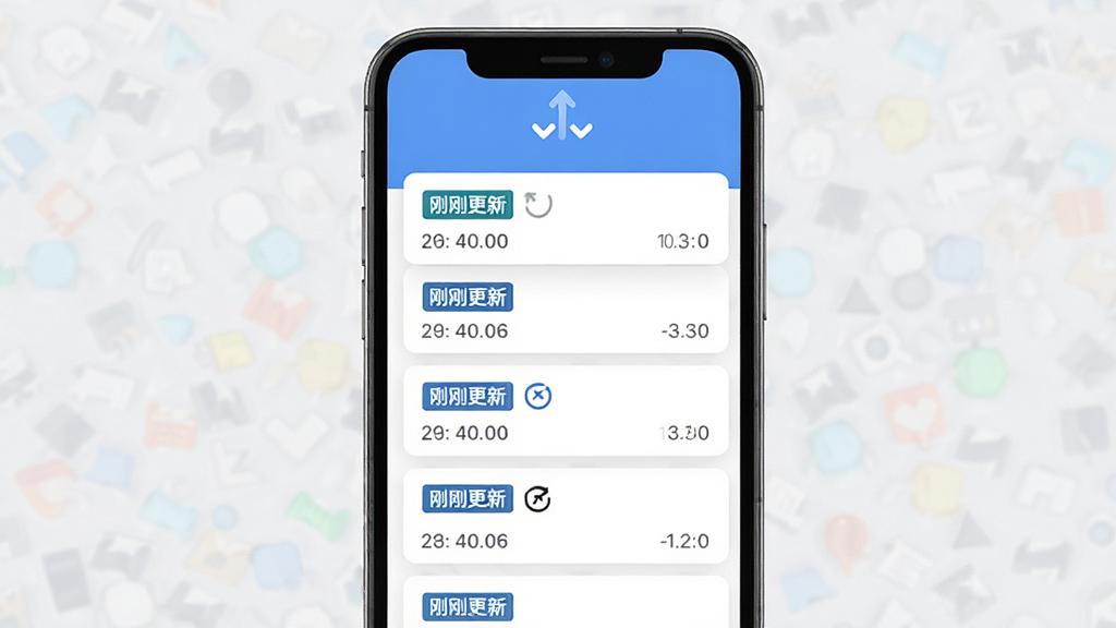 手机列表刷新界面,主体为多条招工卡片纵向排列,顶部有下拉刷新动画,排版为单列卡片流,风格为清爽移动端设计,细节包含