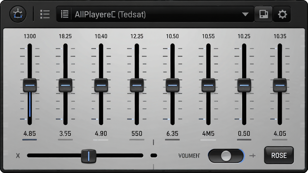 AllPlayer ��Ч������������壬����Ϊʮ��ʽ���������������棬�����Ϸ���ʾԤ����Ч�����˵����·�ΪƵ�ε��ڻ�����������׼�����أ��Ű���գ����Ϊ��ɫרҵ��Ƶ���߷��ϸ�ڰ�����ֵ�̶������ð�ť������ 1080P ���壬����ɾ����޶���Ԫ��