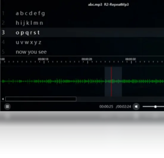 复读软件 repeat mp3 电脑版 功能展示