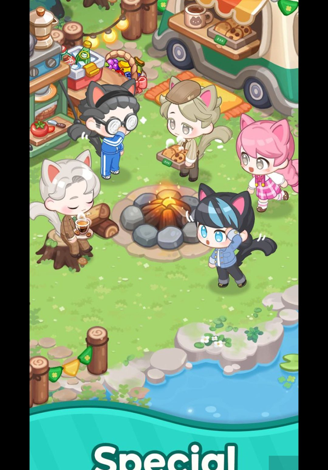 �ϲ�è�俧�ȹݣ�װ���Σ�Merge Cat Cafe��1.1.52 Ȥζ�ϳɾ�Ӫ