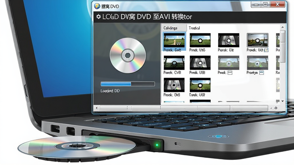 ����DVD��AVIת������ȡDVD���̵Ĳ������棬����Ϊһ̨�ʼǱ����Բ����DVD����������̣���Ļ��ʾ�������ڼ�����Ƶ����б�����������������ռ����Ļ���壬����ͼ��ͼ��ؽ����������ɼ������Ϊдʵ�Ƽ��磬ϸ�������ֹ���ָʾ���������Ƶ�������ͼ���ɹ��̣����ʸ��壬����ɾ����޶���Ԫ��