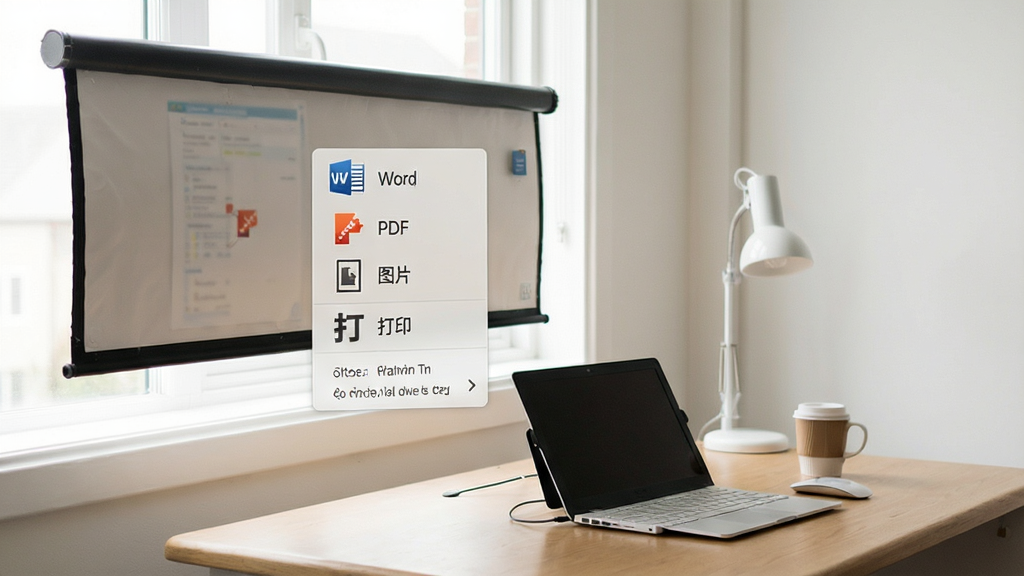 Ļ�� �����˵� Word PDF ͼƬ ��ӡѡ�� �ĵ�ת�� �칫���� ��Ȼ���� �ɾ���ͼ