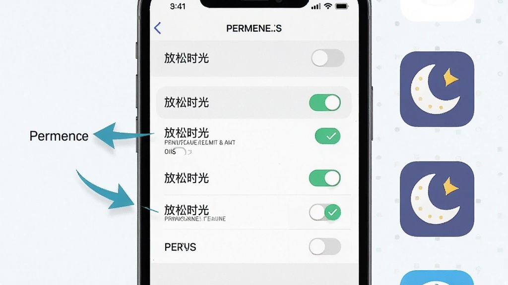 一张指导用户如何在手机上设置
