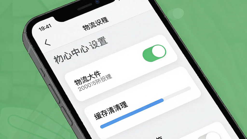 一张手机界面截图风格的插画,展示
