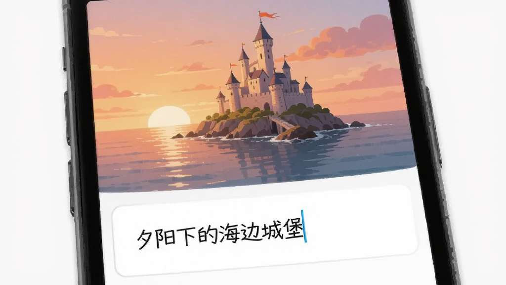 一部手机屏幕中展示AI Dream的文字输入界面,输入框内写着