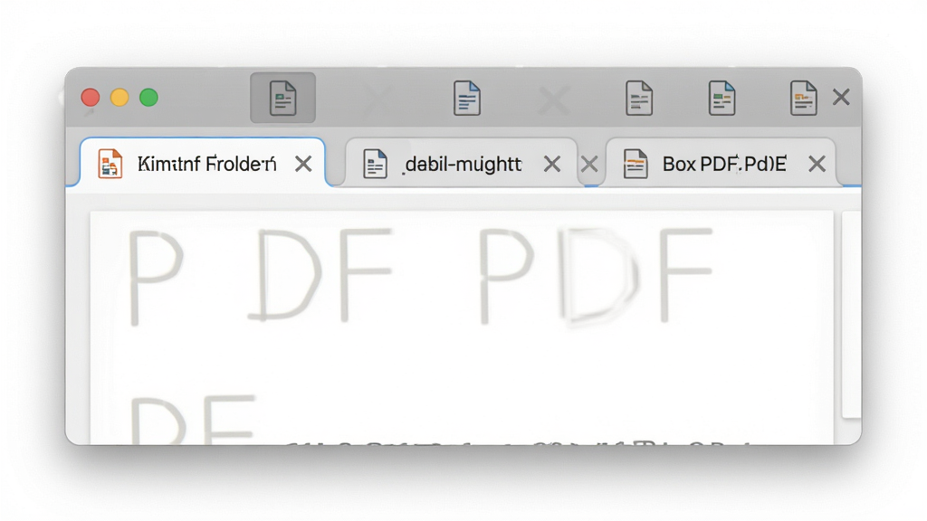 һ��չʾ����PDF�Ķ������ǩҳ���ܵ�ͼƬ�������������������ڶ��������Ŷ���ĵ���ǩҳ��ÿ����ǩҳ��ʾ��ͬ��PDF�ļ������������룬���Ϊ�ִ��칫�������棬ϸ�ڰ�����ǩҳ�Ĺرհ�ť���ĵ�ͼ�꣬���ʸ��壬�ɾ����޶���Ԫ��