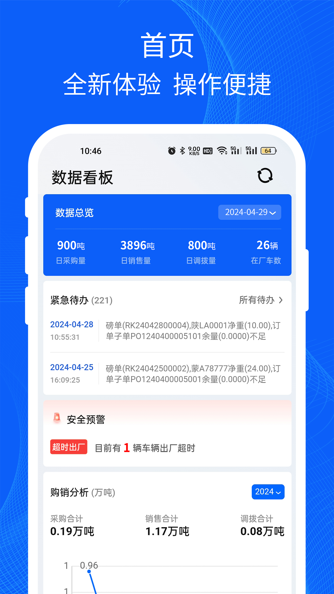易达宝货主安卓版 运单管理界面