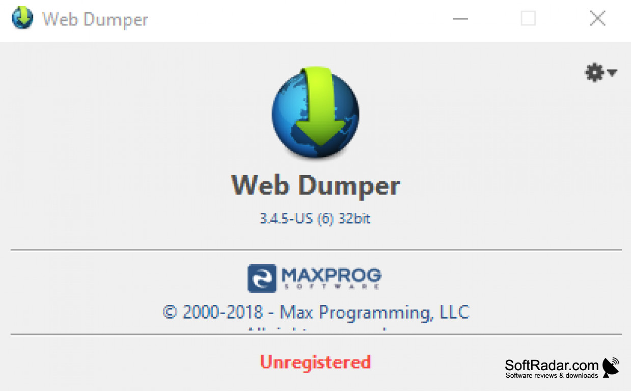 Web Dumper 网页下载器 界面截图