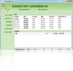 川师IT之家系统优化大师使用教程 电脑系统优化界面
