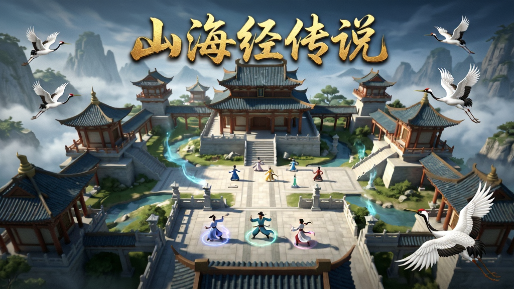 ������һ����ΰ�Ķ����������Ž���Ⱥ������Ϊ����ӽǣ��Ű��ڻ������Ϸ��ý�ɫ����д��ɽ������˵�������Ϊ������ó���ԭ����ϸ����̨ͤ¥��������£��е����ڹ㳡����������Χ���ɺ׷��裬����4K���ɾ�����