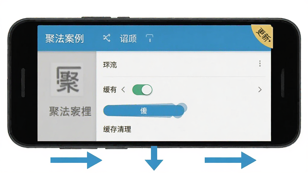 一部安卓手机屏幕上显示