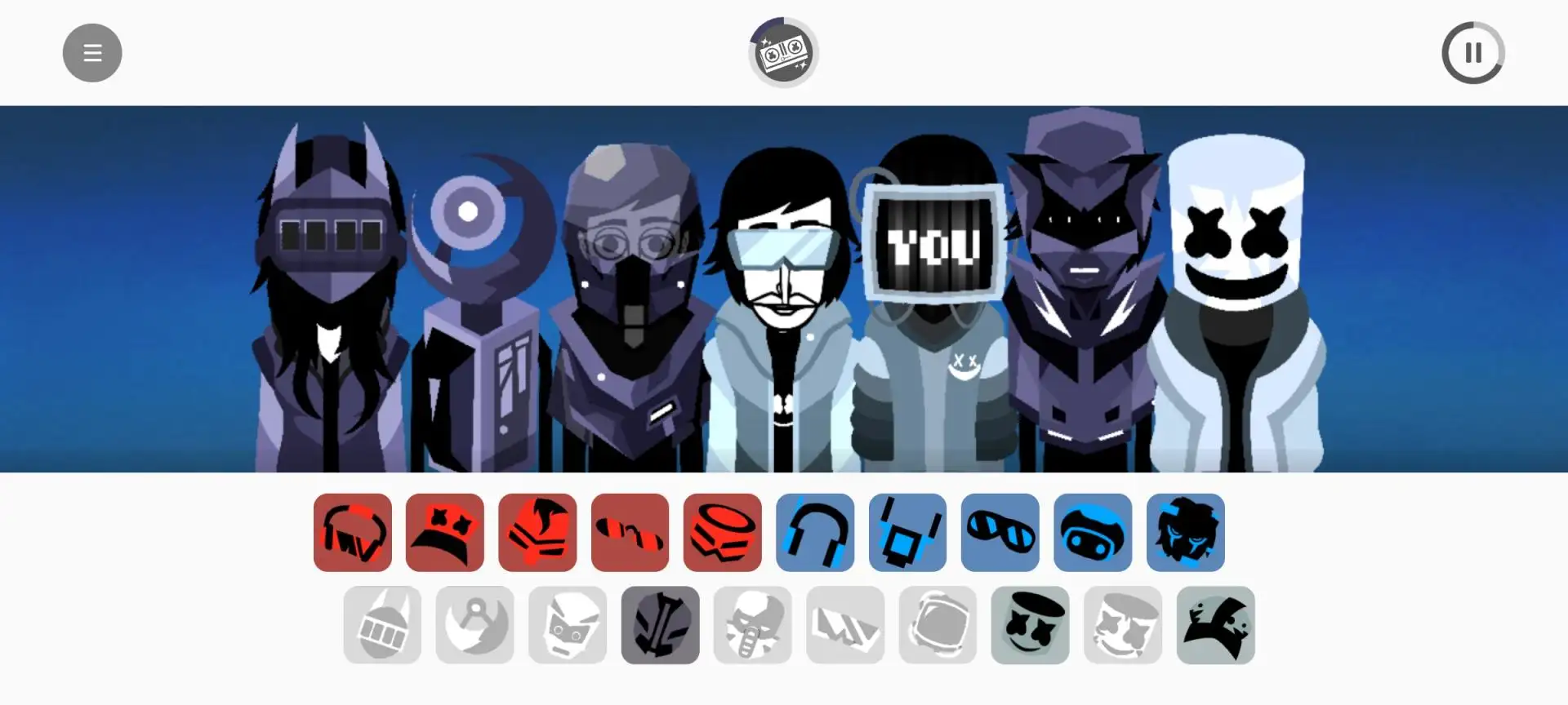 �������Alone marshmello���ư�Incredibox Alone Remastered0.5.7 ���ֽ��ഴ��