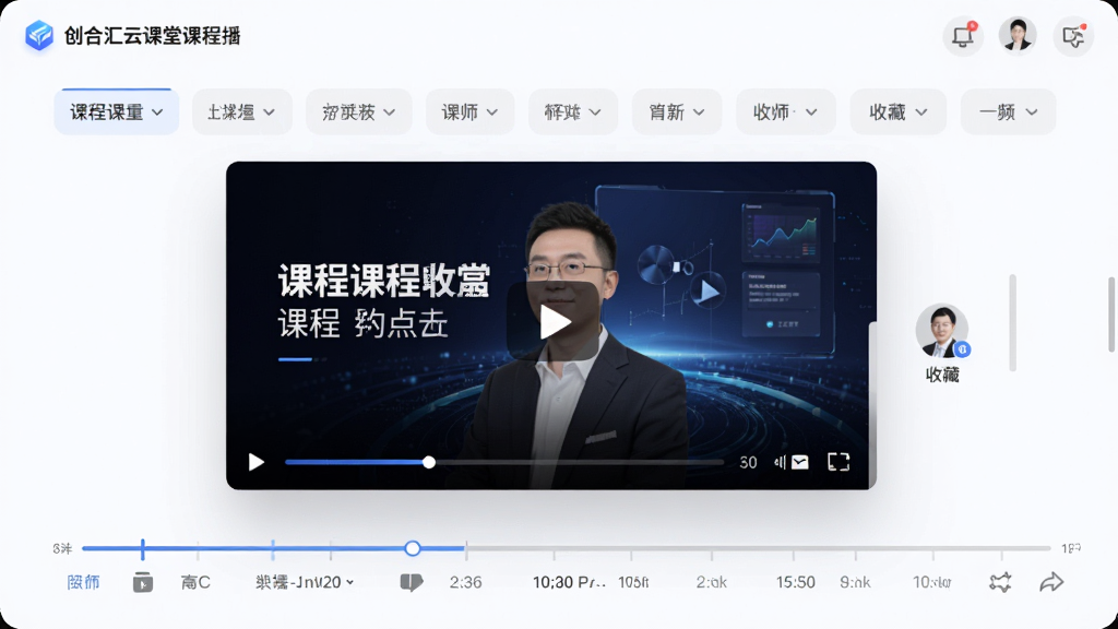 ���ϻ��ƿ��ÿγ̵㲥���棬��������Ϊ��������Ƶ���Ŵ���������ǩ�������ֲ������·ֲ�ṹ���Ű�ͻ���γ̷����뽲ʦͷ�񣬷��Ϊ�ִ���Լ�Ƽ��У�ϸ�ڰ������������ղذ�ť��������ʱ���ᣬ���ʸ��壬�ɾ����޶���Ԫ��