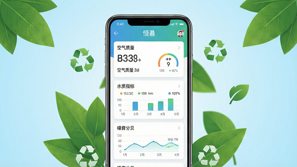 һ��չʾ���ɻ���APP�ֻ���������ĳ���ͼ������������һ�����������ֻ�����Ļ����ʾ������������Ǳ��̣�������������ָ����ˮ��ָ�ꡢ�����ֱ���ͼ����Ƭ���ֻ���Χ������ɫ����Ҷ�뻷�����ţ�����Ϊǳ��ɫ���䣬���岼�־��жԳƣ�������¿Ƽ��У�ϸ����ǿ����Ļ�����������ɼ������ʸ��壬�ɾ��޶���Ԫ�ء�