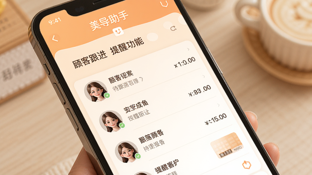 �������ֹ˿͸������ѹ��ܽ��棬�ֻ���Ļ��ʾ�������˿��б�������ʱ�䣬������ůɫ��Ϊ������������ܰ�������������ɾ��޶���Ԫ��