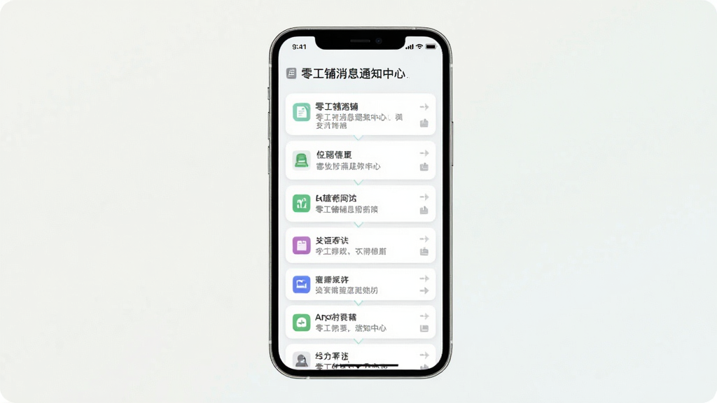 �㹤����Ϣ֪ͨ���Ľ��棬����Ϊ�ֻ���Ļ��ʾ����֪ͨ��Ƭ������Ϊ�������У��Ű��࣬���Ϊ������Ƭ�磬ϸ����֪ͨ��Ƭ����ͼ��ͼ�����֣�����Ϊ��ɫ�����ʸ��壬�ɾ����޶���Ԫ��