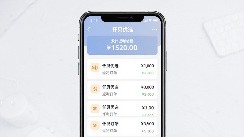 手机界面展示