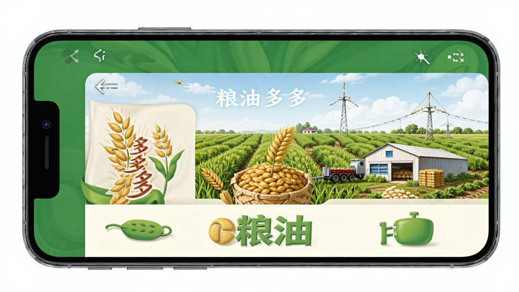 粮油多多 手机界面