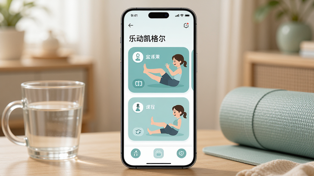 主图展示一部智能手机竖屏界面,屏幕中显示