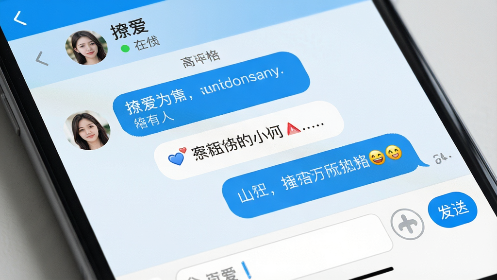 一张社交软件聊天界面的特写图片,画面展示