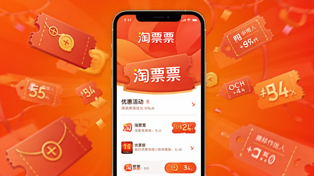 ��ƱƱAPP�Żݻҳ��չʾ��������Ư���ŵ�ӰƱ��״�ĺ�����ۿ۱�ǩ������Ϊ�����ĳȺ�ɫ���䣬�Ű�������������Ϊϲ�������񣬻��ʸ��壬�ɾ��޶���Ԫ�أ����С���ƱƱ�����ֱ�ʶ