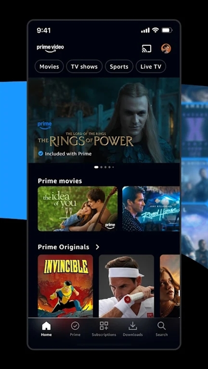 Prime 安卓版 软件界面