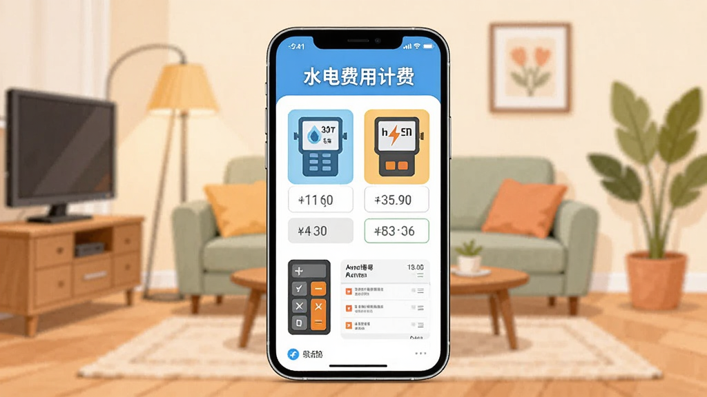 画面中央放置一部智能手机,手机屏幕上展示