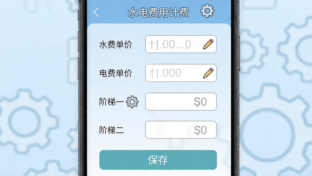手机应用界面截图风格插画,展示
