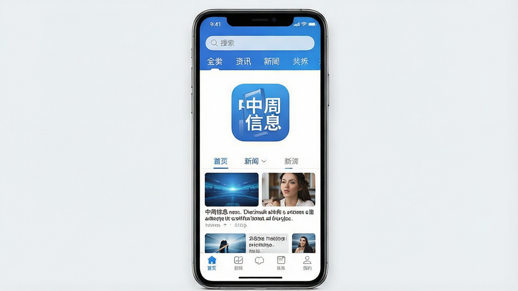 一张手机屏幕展示新闻资讯APP主界面的图片,画面中央是