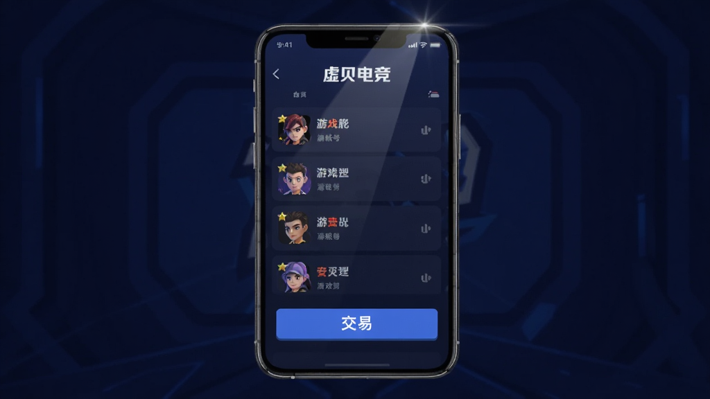 画面主体是一部智能手机,屏幕上显示