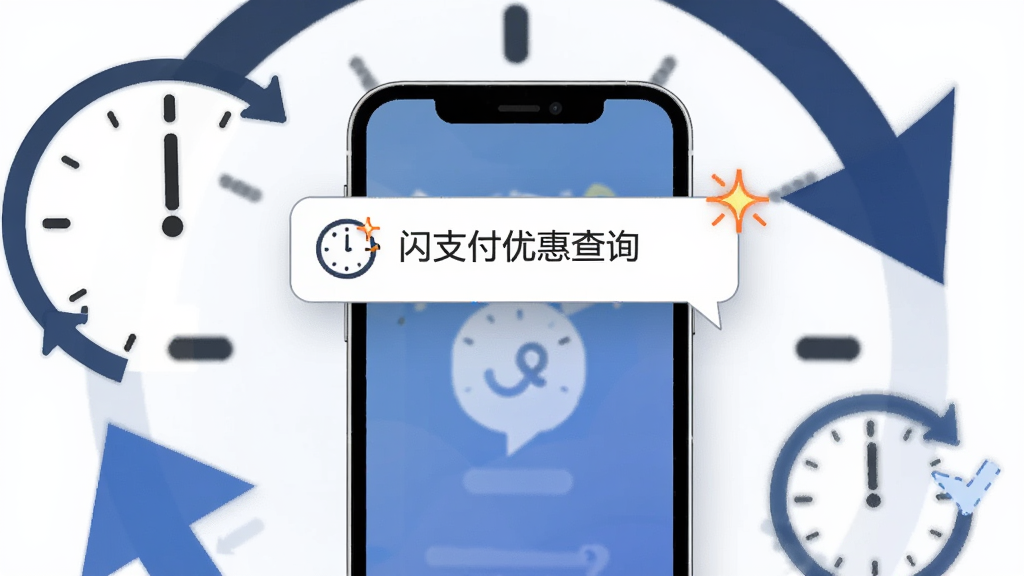 一幅表现实时更新提醒功能的画面,主体为手机屏幕弹出优惠更新通知,屏幕中央显示