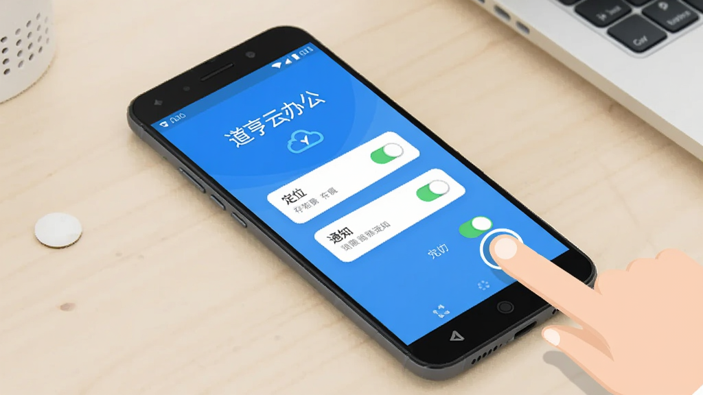 一部安卓手机展示